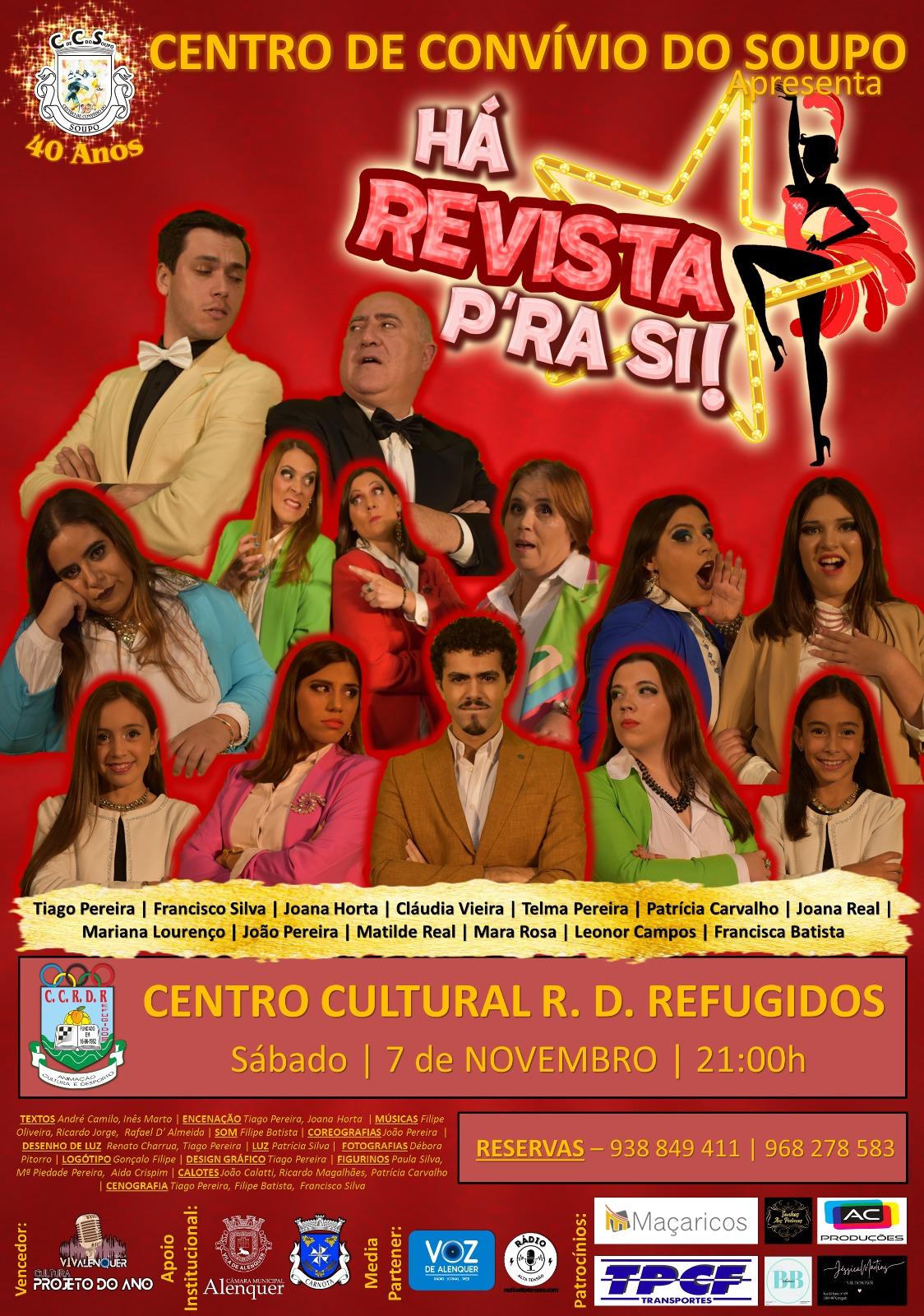“Há Revista P’ra Si!” sobe ao palco nos Refugidos